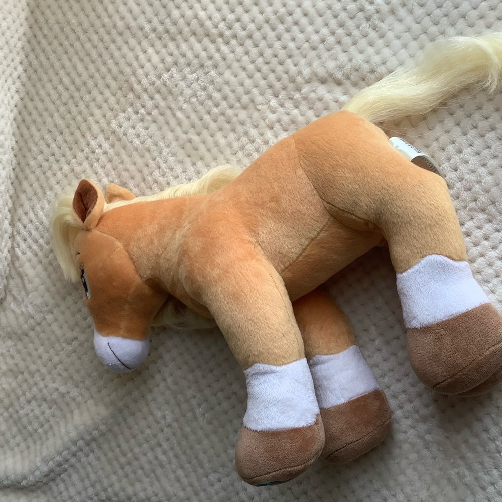 Build A Bear Workshop Plush Horses and Hearts Riding Club Palomino Horse Pony - Picture 5 of 16